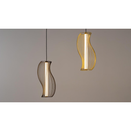 Lampa wisząca Shadows of the past Brass Maytoni
