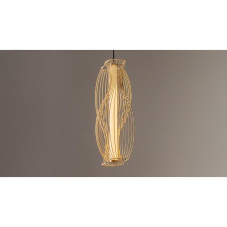 Lampa wisząca Shadows of the past Brass Maytoni