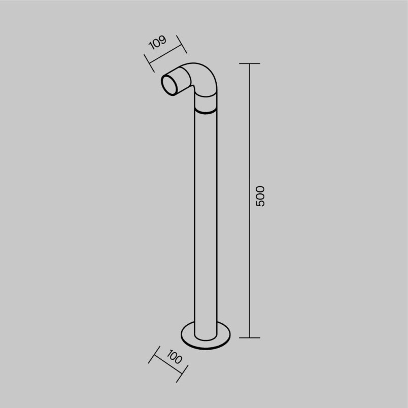 Landscape luminaire Sleek Graphite Maytoni