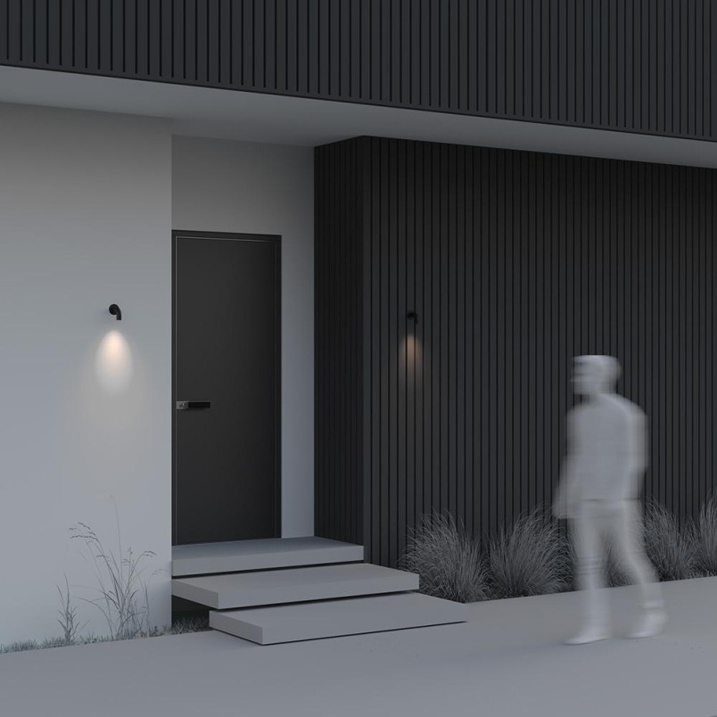 Outdoor wall luminaire Sleek Graphite Maytoni