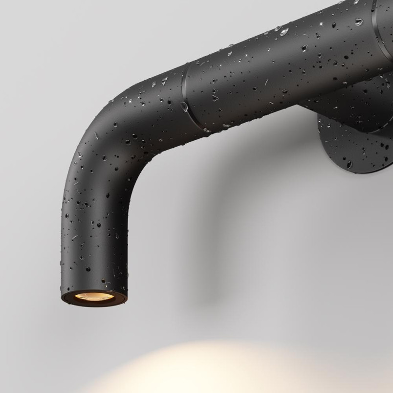 Outdoor wall luminaire Sleek Graphite Maytoni