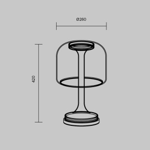 Lampa stołowa Spirito White Maytoni