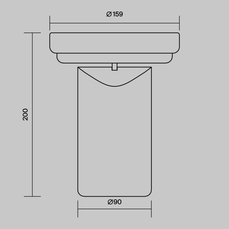Rechargeable luminaire Topo Blue Maytoni