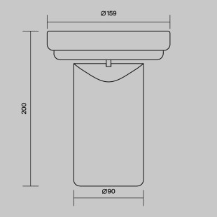 Rechargeable luminaire Topo Brown Maytoni