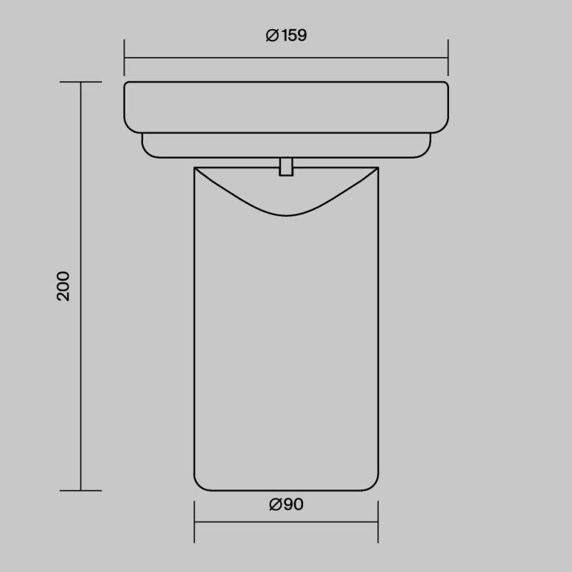 Rechargeable luminaire Topo Brown Maytoni