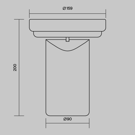 Rechargeable luminaire Topo Brown Maytoni
