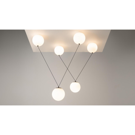 Lampa wisząca Twins Black Maytoni