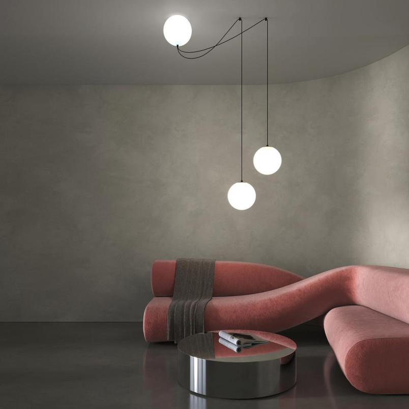 Lampa wisząca Twins Black Maytoni