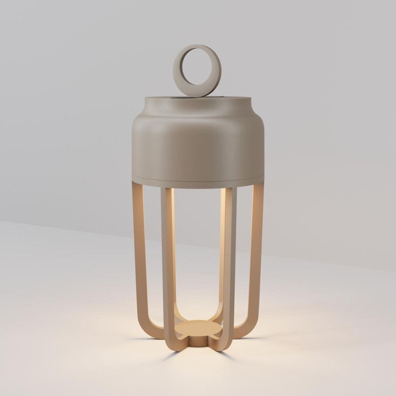 Outdoor portable battery-powered lamp Vetra Beige Maytoni