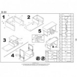 Biurko Halmar B30 120cm - Nowoczesny Design, Biały | Sklep