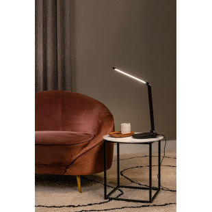 ALDWIN Desk lamp LED Dim. 1x8W 2700K/6500K 3 StepDim Black Lucide