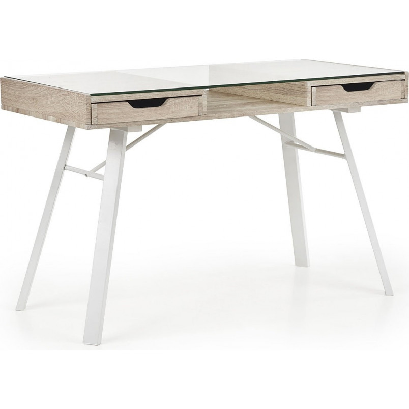 Biurko szklane Halmar B33 120cm | Skandynawski design