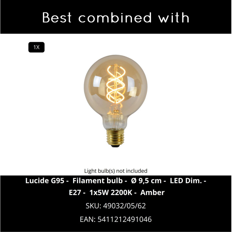 AMBALA Table lamp 1xE27 Natural Lucide