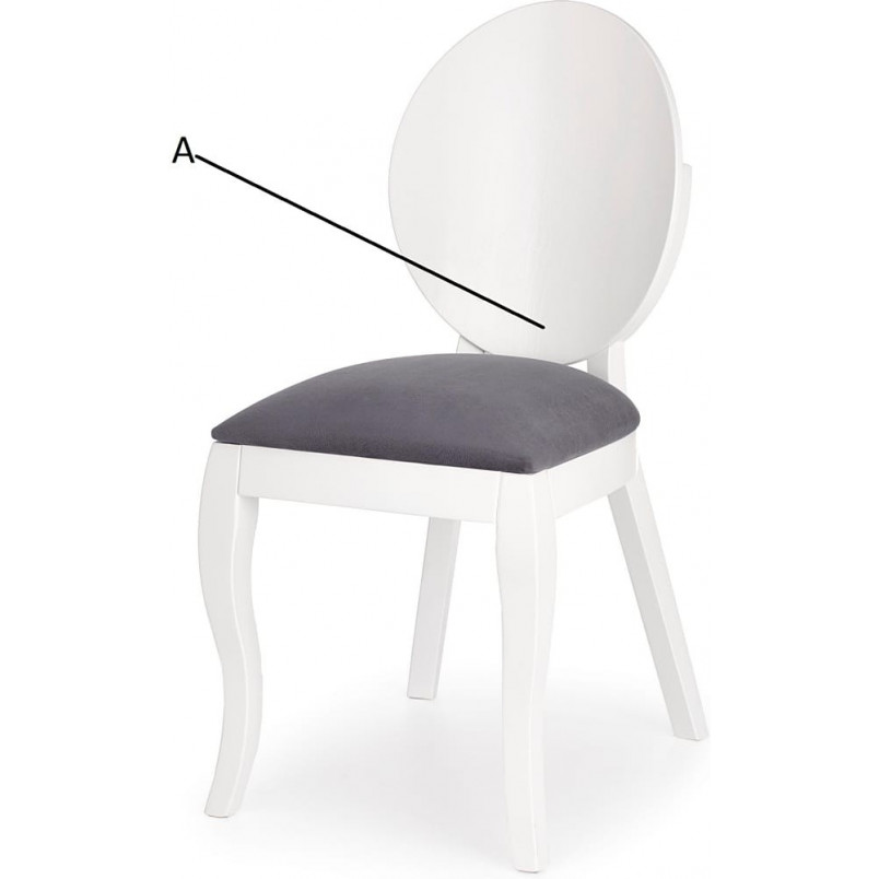 Krzesło drewniane tapicerowane Verdi | Halmar - Stylowy design
