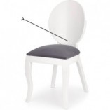 Krzesło drewniane tapicerowane Verdi | Halmar - Stylowy design