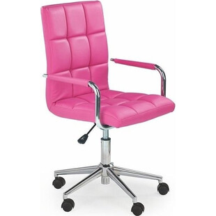 Fotel młodzieżowy do biurka GONZO II różowy marki Halmar