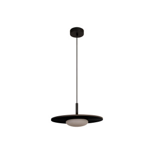 Lampa wisząca z płaskim kloszem Carmino LED 3000K 38,7cm taupe Essential Lucide