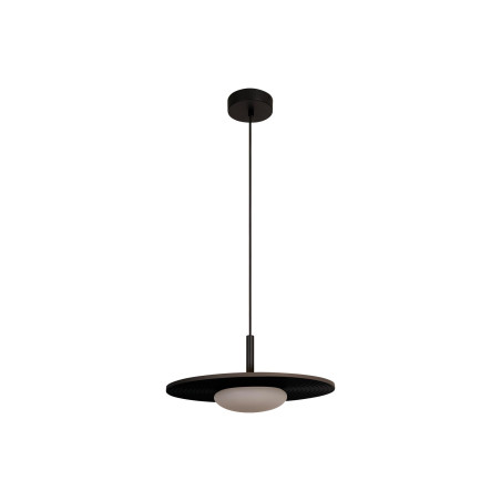 Lampa wisząca z płaskim kloszem Carmino LED 3000K 38,7cm taupe Essential Lucide
