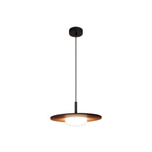 Lampa wisząca z płaskim kloszem Carmino LED 3000K 38,7cm terracotta Essential Lucide