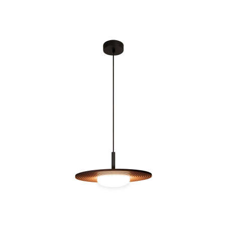 Lampa wisząca z płaskim kloszem Carmino LED 3000K 38,7cm terracotta Essential Lucide