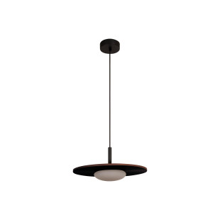 Lampa wisząca z płaskim kloszem Carmino LED 3000K 38,7cm terracotta Essential Lucide