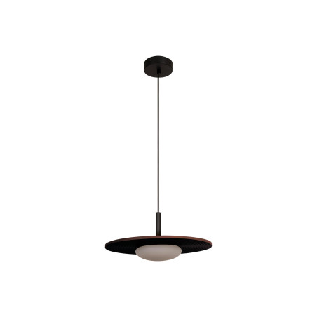 Lampa wisząca z płaskim kloszem Carmino LED 3000K 38,7cm terracotta Essential Lucide