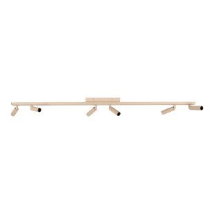 KEONI Ceiling spotlight 6xG9 Taupe Essential Lucide