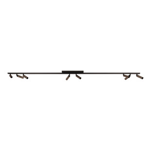 KEONI Ceiling spotlight 8xG9 Coffee Essential Lucide