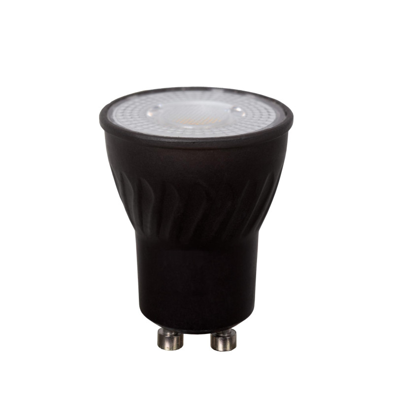 MR11 Led bulb Black LED Dimm. 1xGU10 3,8W 2700K Lucide