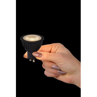 MR16 Led bulb Ø 5 cm LED Dim. GU10 3x5W 3000K Black Set of 3 Lucide