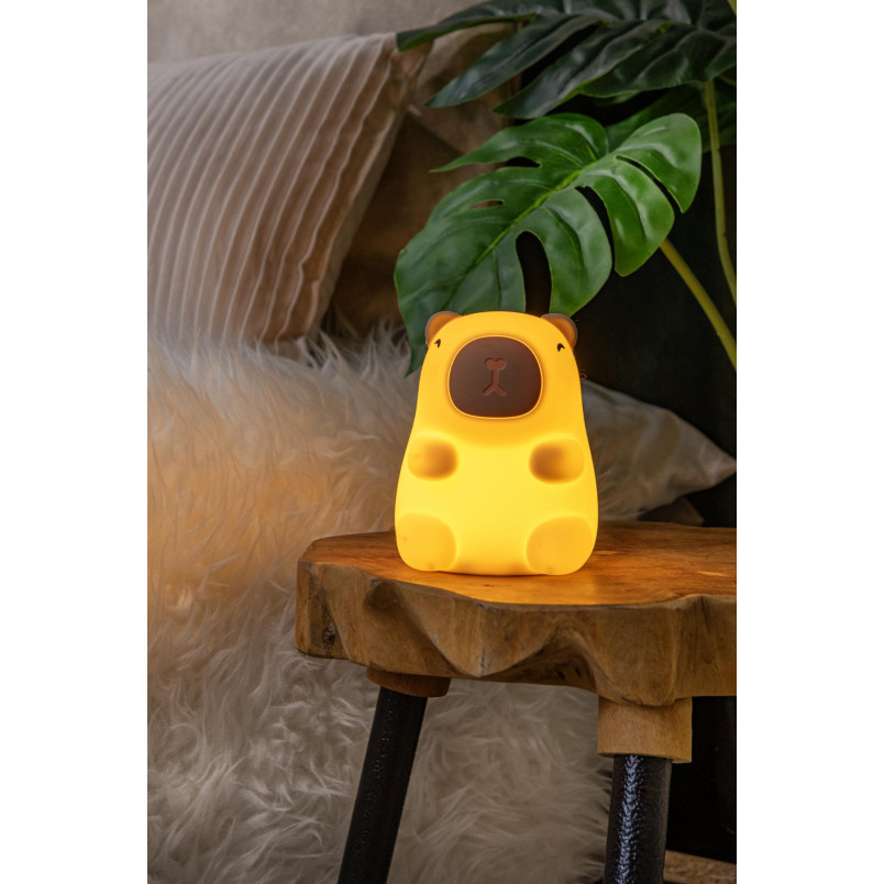 PINCHA CAPYBARA Rechargeable Table lamp Children Battery pack LED 3 StepDim 1x0,5W 2100K Cream - Essential Lucide