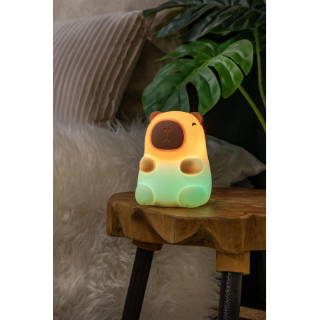 PINCHA CAPYBARA Rechargeable Table lamp Children Battery pack LED 3 StepDim 1x0,5W 2100K Cream - Essential Lucide
