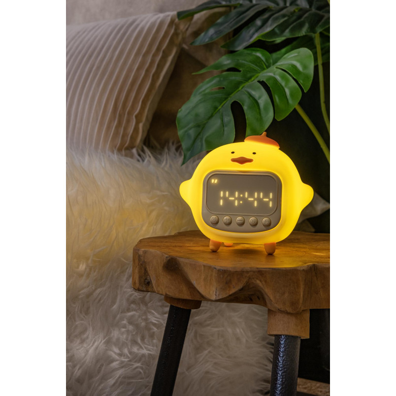 PINCHA DUCK Rechargeable Table lamp Children Battery pack LED 3 StepDim 1x1,5W 2100K With music feature Yellow - Essential Lucid