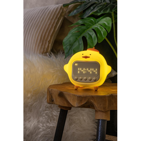 PINCHA DUCK Rechargeable Table lamp Children Battery pack LED 3 StepDim 1x1,5W 2100K With music feature Yellow - Essential Lucid