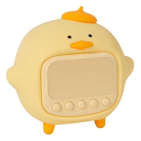 PINCHA DUCK Rechargeable Table lamp Children Battery pack LED 3 StepDim 1x1,5W 2100K With music feature Yellow - Essential Lucid