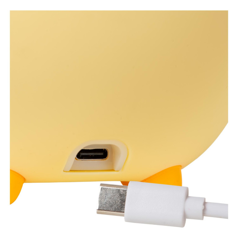 PINCHA DUCK Rechargeable Table lamp Children Battery pack LED 3 StepDim 1x1,5W 2100K With music feature Yellow - Essential Lucid
