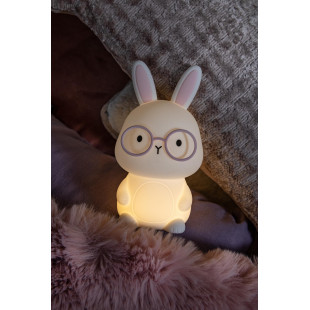 PINCHA RABBIT Rechargeable Table lamp Children Battery pack LED 3 StepDim Rgb White - Essential Lucide
