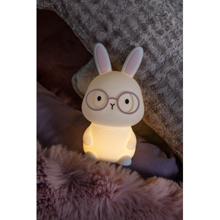 PINCHA RABBIT Rechargeable Table lamp Children Battery pack LED 3 StepDim Rgb White - Essential Lucide