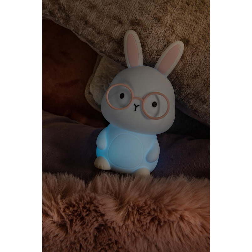 PINCHA RABBIT Rechargeable Table lamp Children Battery pack LED 3 StepDim Rgb White - Essential Lucide