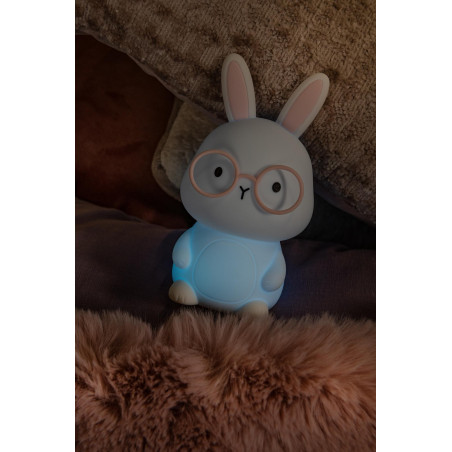PINCHA RABBIT Rechargeable Table lamp Children Battery pack LED 3 StepDim Rgb White - Essential Lucide