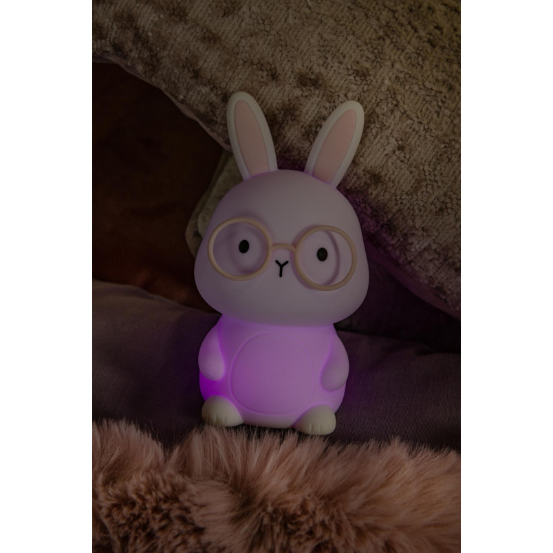 PINCHA RABBIT Rechargeable Table lamp Children Battery pack LED 3 StepDim Rgb White - Essential Lucide