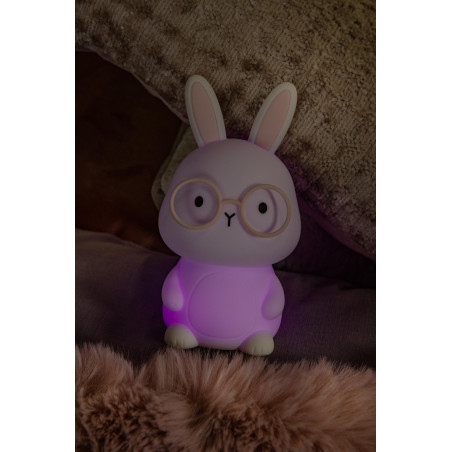PINCHA RABBIT Rechargeable Table lamp Children Battery pack LED 3 StepDim Rgb White - Essential Lucide
