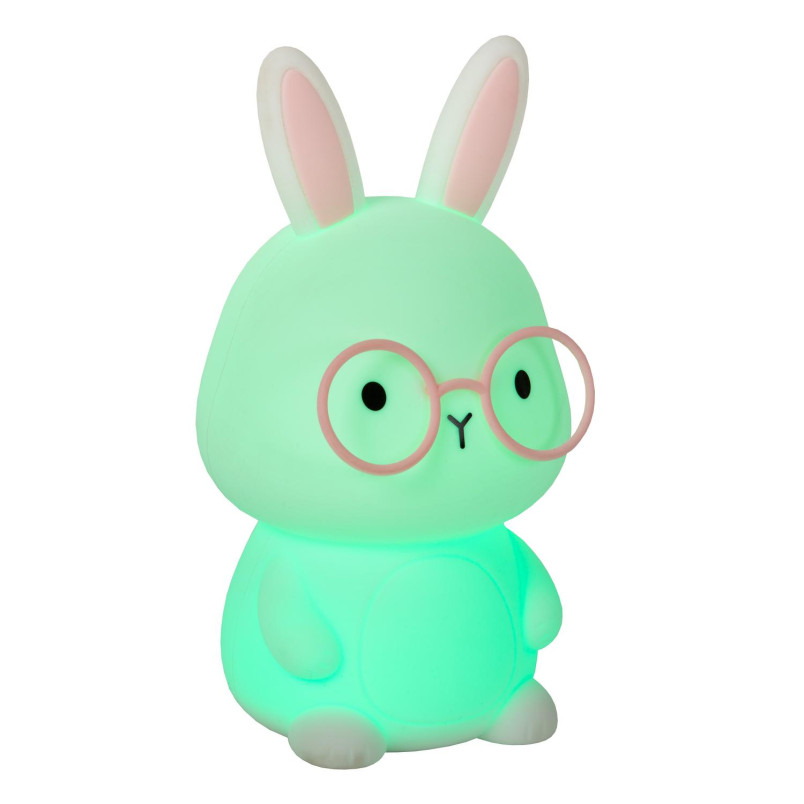 PINCHA RABBIT Rechargeable Table lamp Children Battery pack LED 3 StepDim Rgb White - Essential Lucide