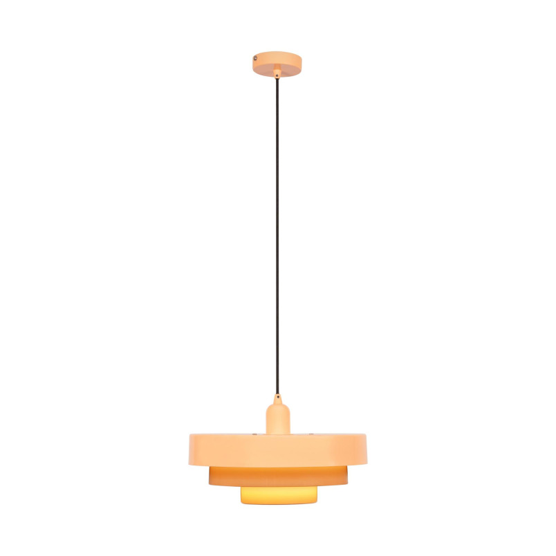 RUNA Pendant light D 35 cm 1xE27 Pink Essential Lucide
