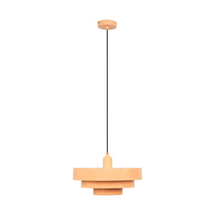 RUNA Pendant light D 35 cm 1xE27 Pink Essential Lucide