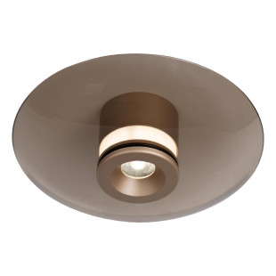 SANTIAGO Flush ceiling light Ø 23 cm LED Dim. CCT 1x10W 2700K/4000K Amber - Premium Lucide