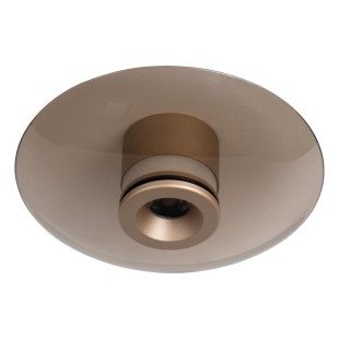 SANTIAGO Flush ceiling light Ø 23 cm LED Dim. CCT 1x10W 2700K/4000K Amber - Premium Lucide