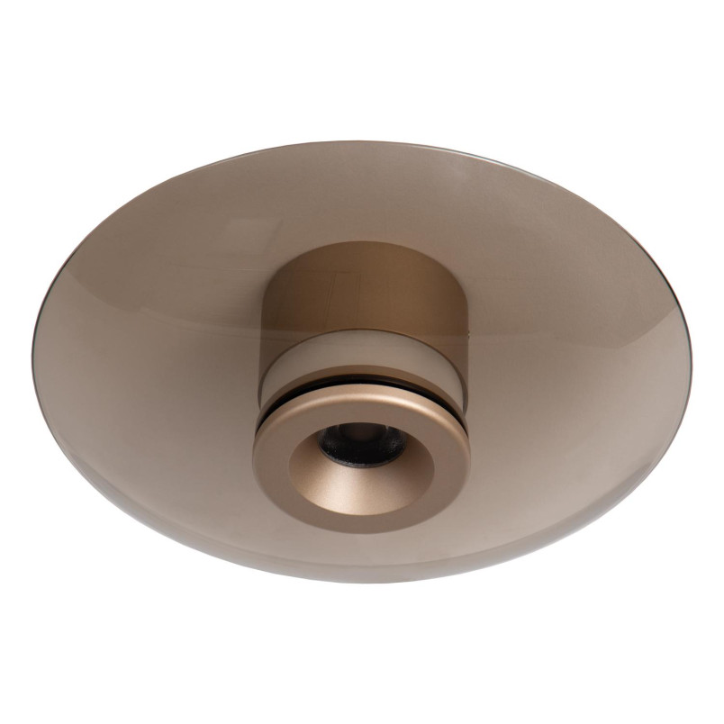 SANTIAGO Flush ceiling light Ø 23 cm LED Dim. CCT 1x10W 2700K/4000K Amber - Premium Lucide