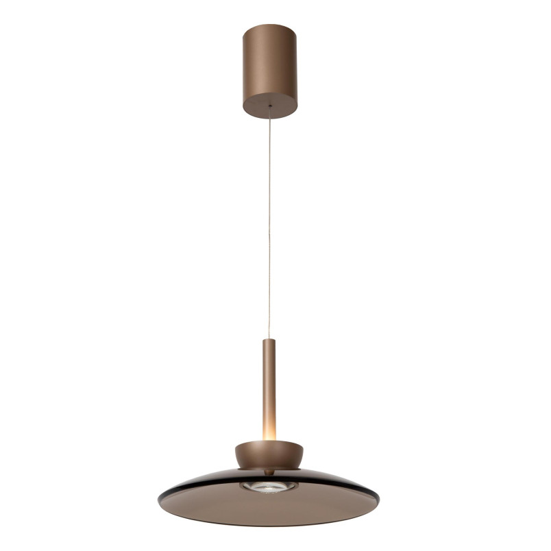 SANTIAGO Pendant light LED Dim. CCT 1x16W 2700K/4000K Amber - Premium Lucide