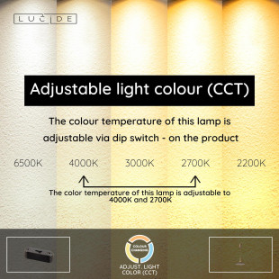 SANTIAGO Pendant light LED Dim. CCT 1x16W 2700K/4000K Amber - Premium Lucide